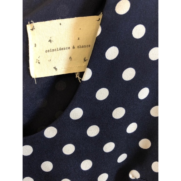 Coincidence and Chance Navy Polka Dot Dress - Picture 4 of 8